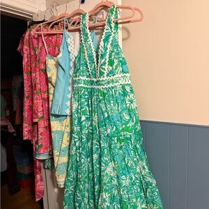 Lilly Pulitzer Size 10 Pollie Cotton Midi Dress